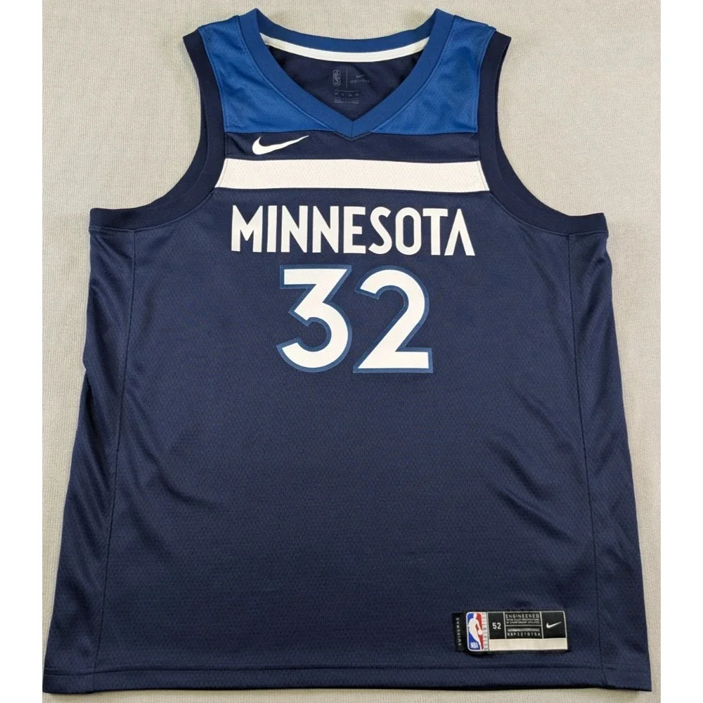 Minnesota Timberwolves Jersey Mens XL Blue Nike Karl Anthony Towns Swingman NBA
